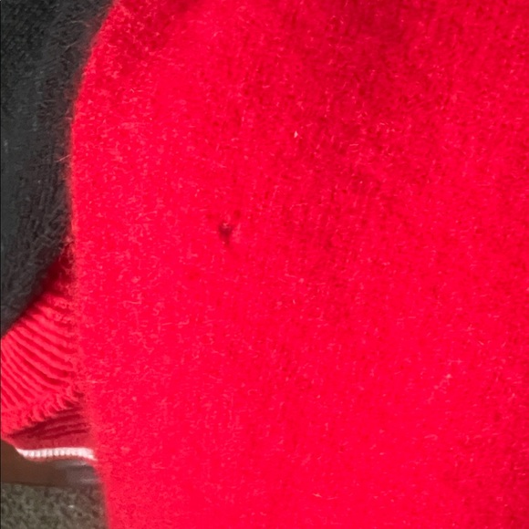 Prive Cashmere Red Women's Mock neck Sweater - Picture 5 of 5